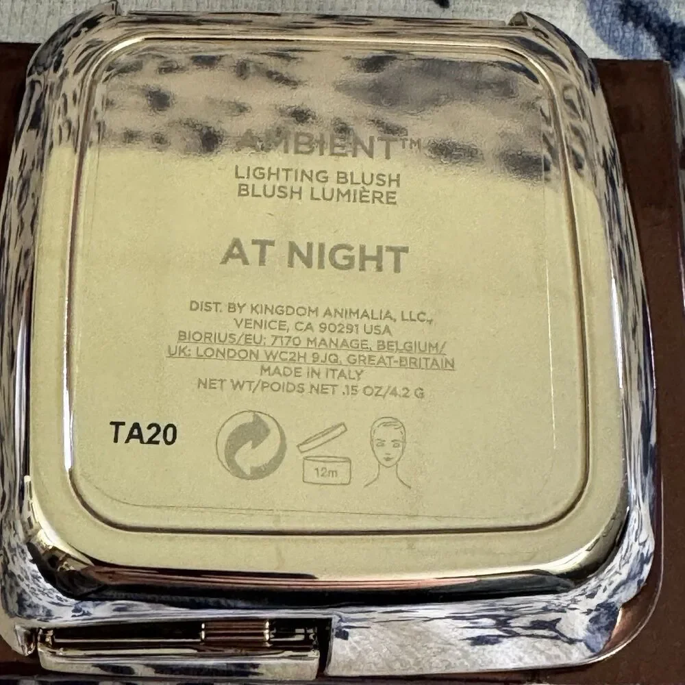 Hourglass Ambient Lighting Blush - At Night - .15 oz / 4.2g Full Size NIB